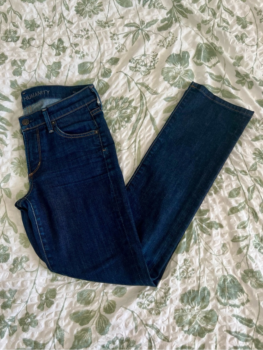 Citizens Of Humanity Dark Blue Straight-Leg Jeans